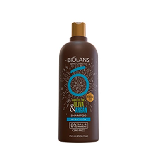 Shampoo Aceite De Oliva Y Argan Biolans 750