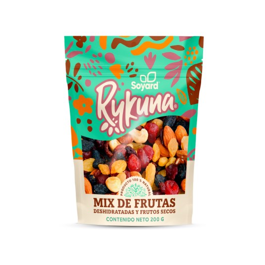 Rykuna Mix De Frutos Secos Deshidratados 200 Gr.