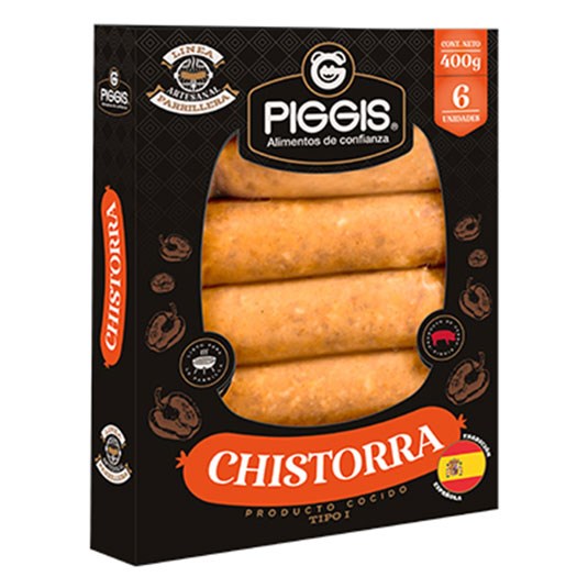 Chistorra Artesanal Piggis 400 Gr