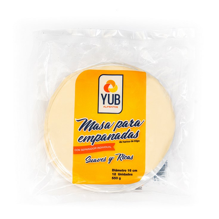 Masa Para Empanadas Yub 550 Gr