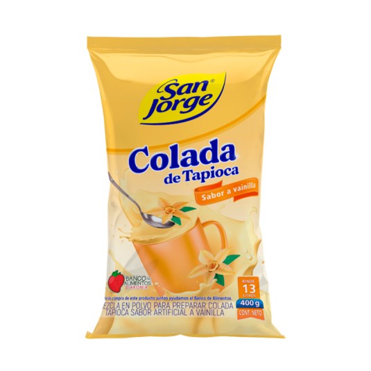 San Jorge Colada Sabor Vainilla 400Gr