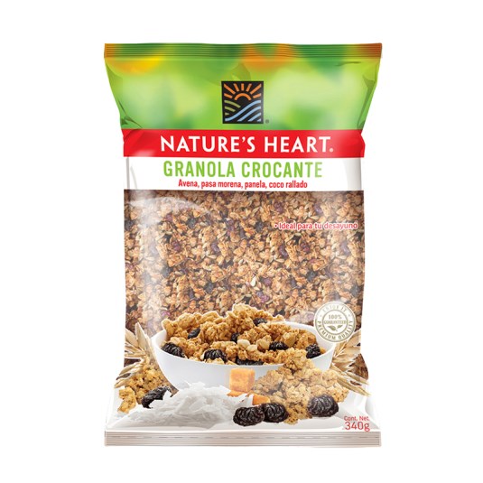 Nature´S Heart Granola Crocante Funda 340 Gr.