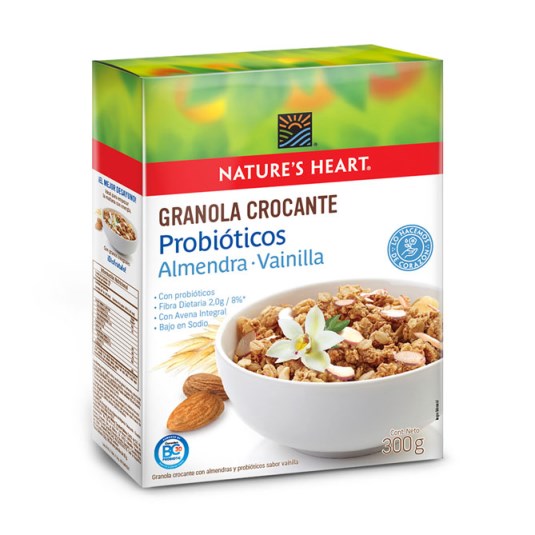 Nature´S Heart Granola Con Probiotico 300 Gr.