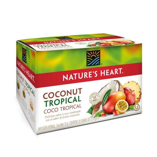Nature´S Heart Te Herbal Coconut Tropical X 20 Un.