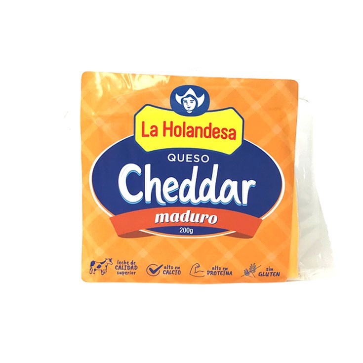 La Holandesa Queso Cheddar Bloque 200 Gr