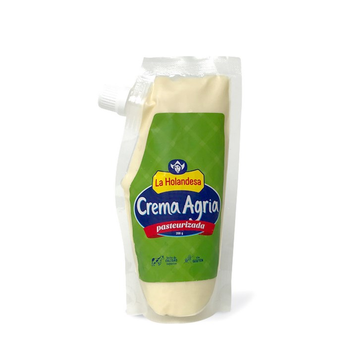 La Holandesa Crema Agria Pasteurizada 200 Gr