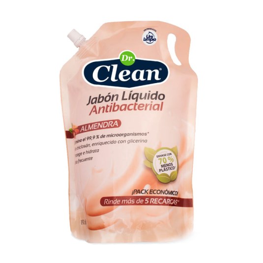 Dr. Clean Doypack Jabon Almendra 1.9 Lt