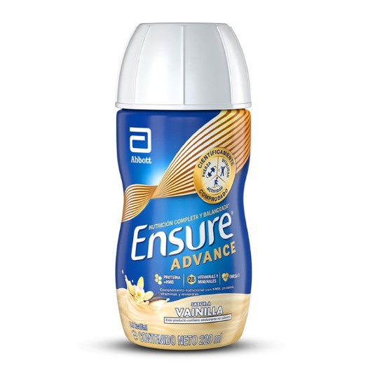 Complemento Nutricion Ensure Liquido Vainilla 220 Ml