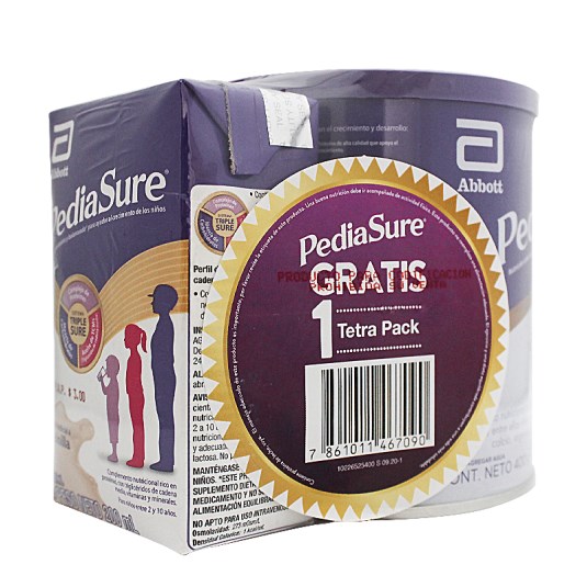 Pediasure 400Gr + Tetra 200Ml Gratis