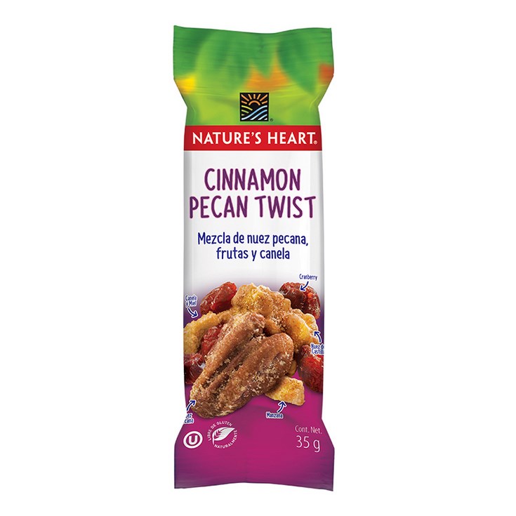 Nature'S Heart Cinnabon Pecan Twist 35 Gr. Nature'S Heart Cinnabon Pecan Twist 35 Gr.