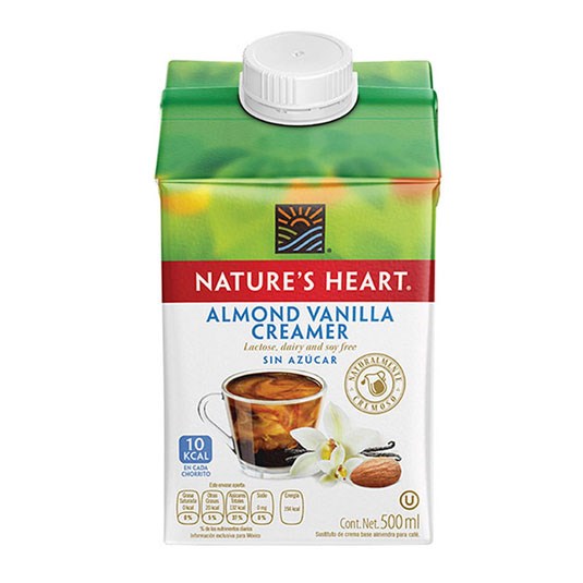 Almond Vainilla Creamer Natures Heart 500 Ml