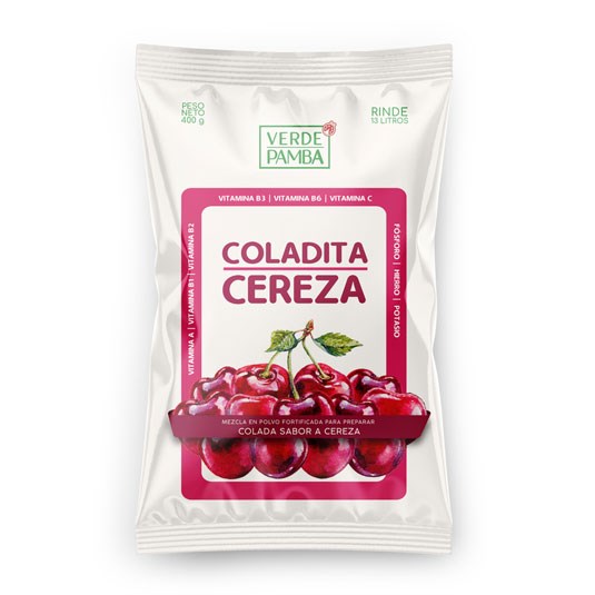 Verde Pamba Colada Sabor A Cereza 400Gr