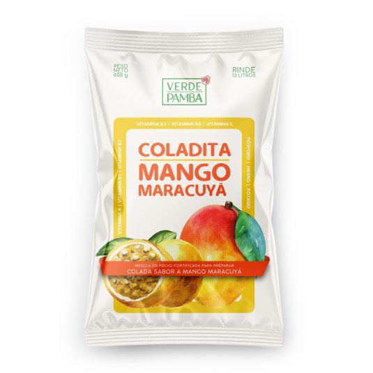 Verde Pamba Colada Sabor A Mango Maracuya 400Gr