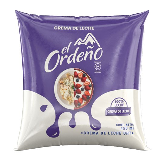 El Ordeño Crema De Leche Fda 450 Ml