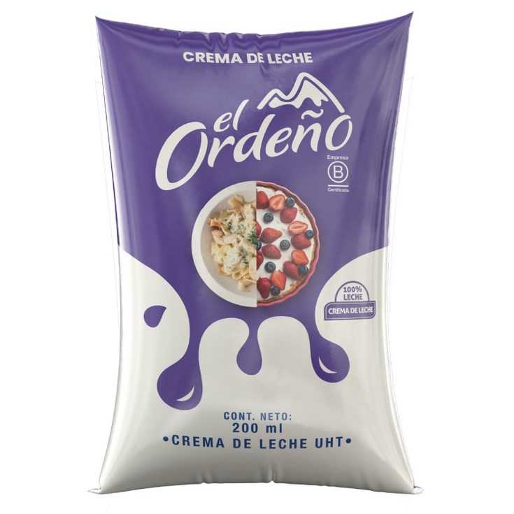 El Ordeño Crema De Leche Fda 200 Ml