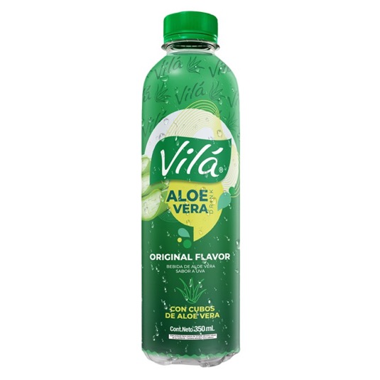 Bebida De Aloe Vera Sabor Uva Vila 350 Ml