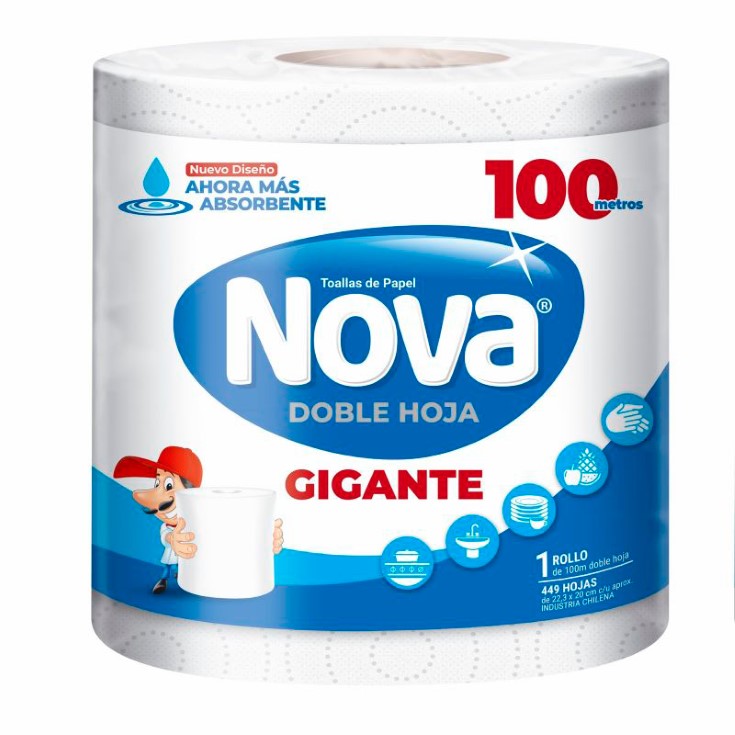 Nova Toalla De Cocina Gigante Triple Hoja Und