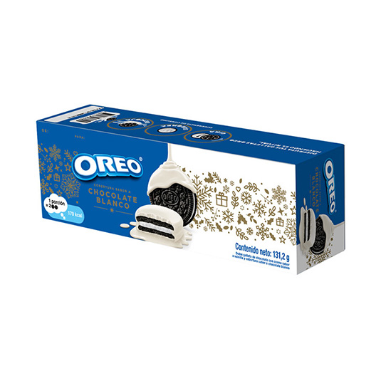 Galletas Cubiertas de Chocolate Blanco Oreo 132.2GR