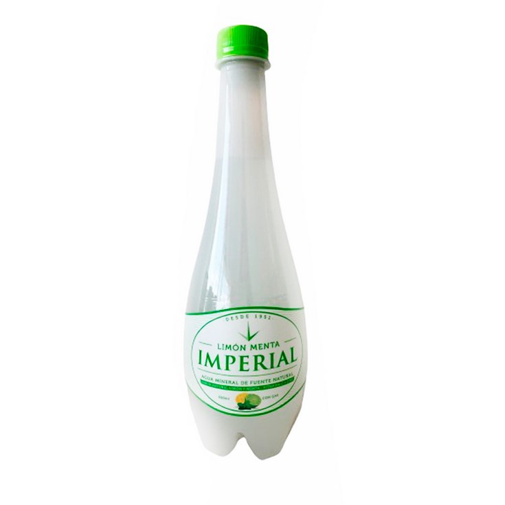 Agua Mineral Sabor A Limon Y Menta Imperial 5