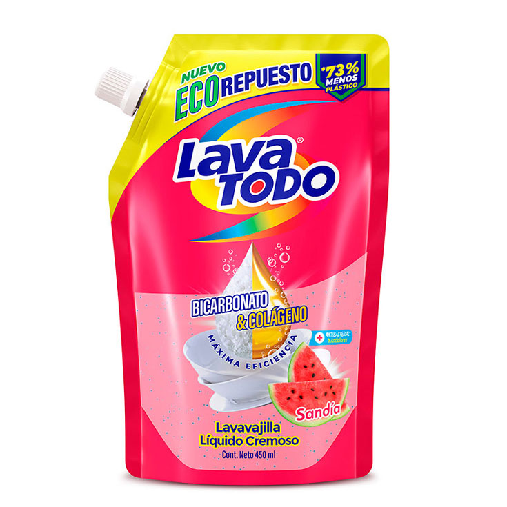 Lavatodo Lavavajilla Sandia Doypack 450Ml