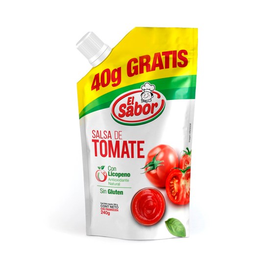 Salsa De Tomate Doypack El Sabor 200 Gr