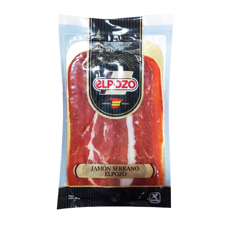 Jamón Serrano El Pozo 80 Gr