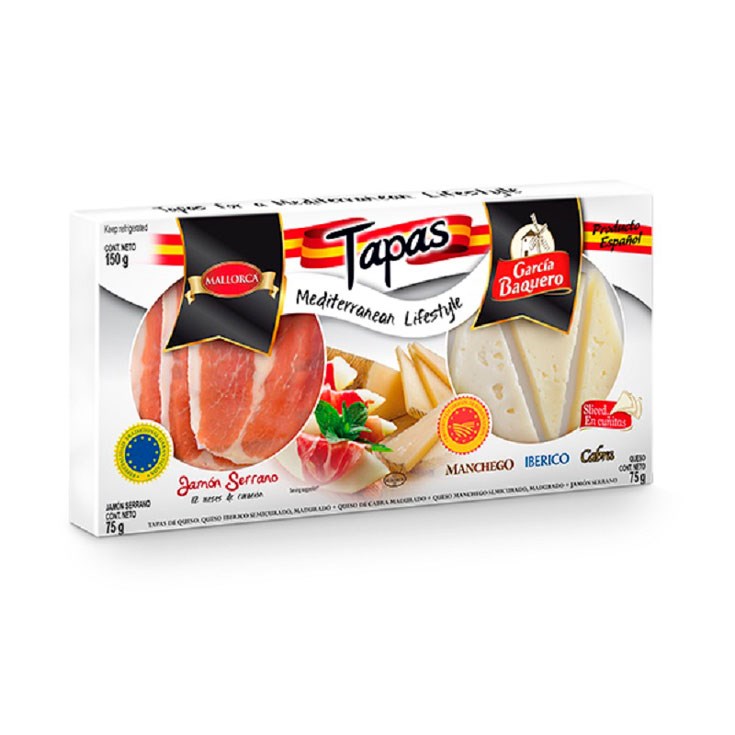 Mix De Quesos & Jamon Serrano G B 150 Gr