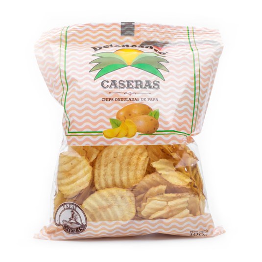 Papas Caseras Onduladas Delencanto 100 Gr