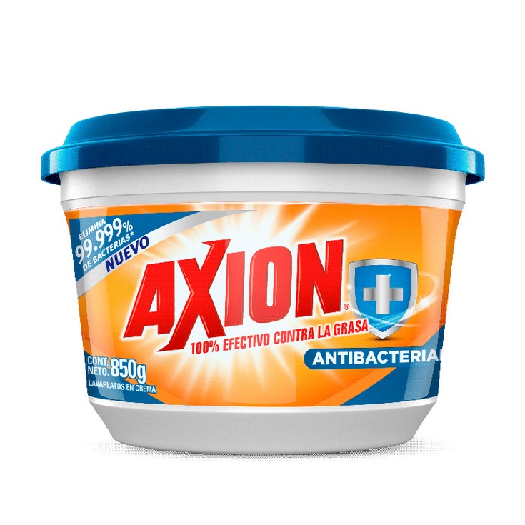 Lavavajilla Crema Antibacterial Axión 850 Gr