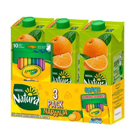 Natura Tripack Naranja 1 Lt