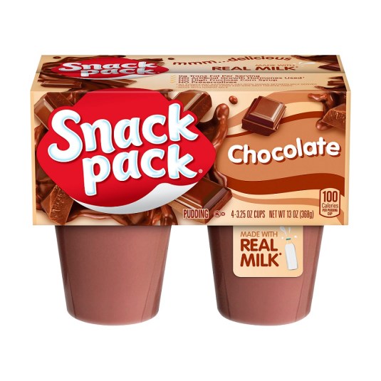 Snack Pack Pudding De Chocolate 368 Gr