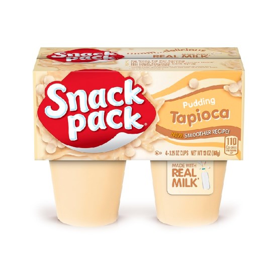 Snack Pack Pudding De Tapioca 368 Gr