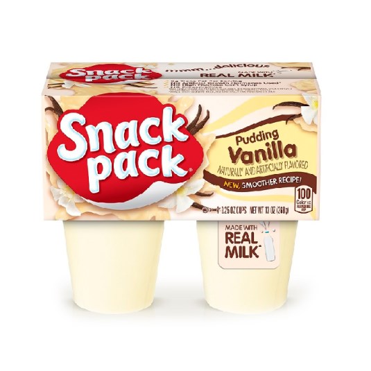 Snack Pack Pudding De Vainilla 368 Gr