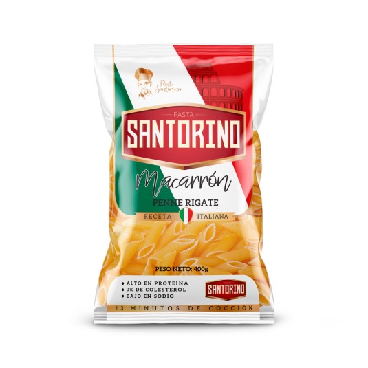 Macarrón Pasta Santorino 400 Gr