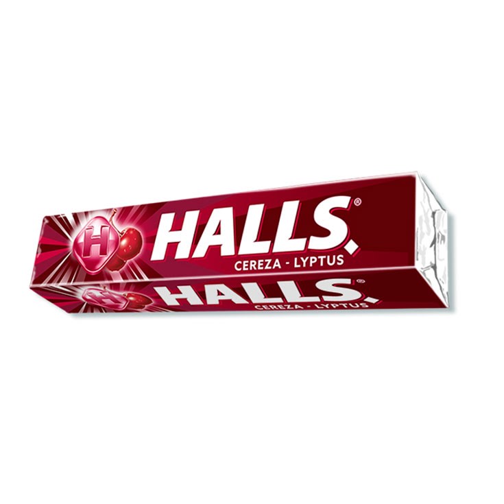 Caramelo Cherry Lyptus Halls 25.2 Gr.