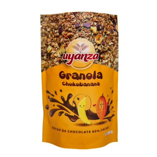 Granola Chokobanana Con Gotas De Choco Uyanza