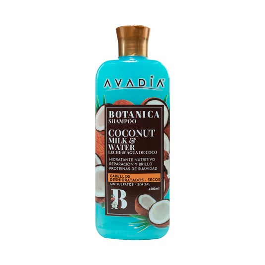 Shampoo Coconut Milk & Water Avadia 400Ml.