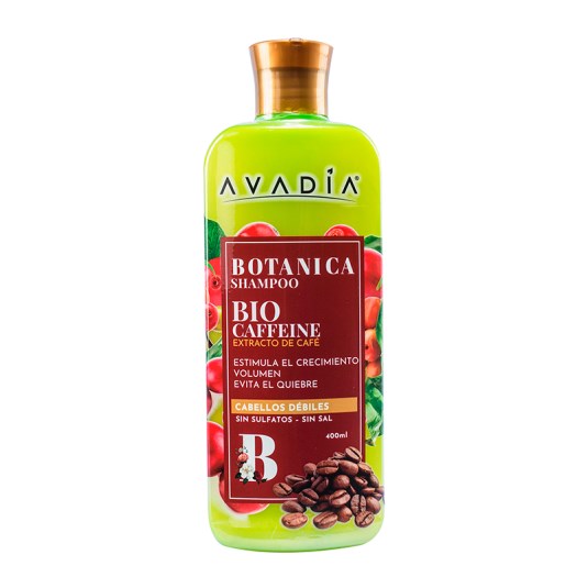 Shampoo Bio Caffeine Extracto Café Avadia 400