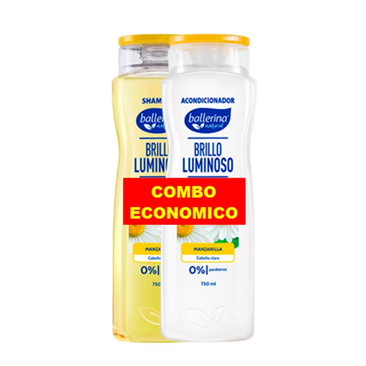 Pack Shampoo + Acon. Manzanilla Ballerina 750