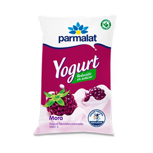 Yogurt Bebible Sabor Mora Parmalat Funda de 900 Ml