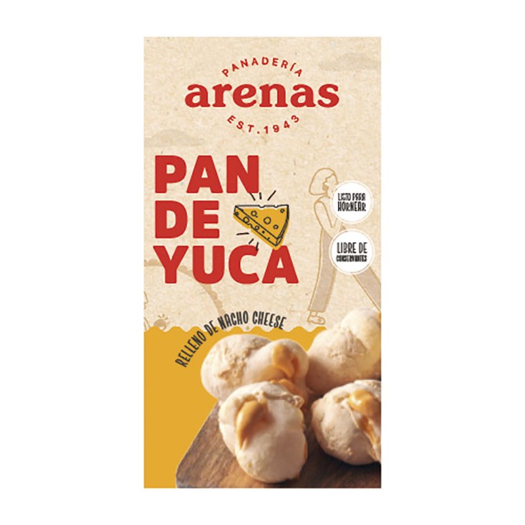 Pan De Yuca Relleno De Nacho Cheese Arenas 40