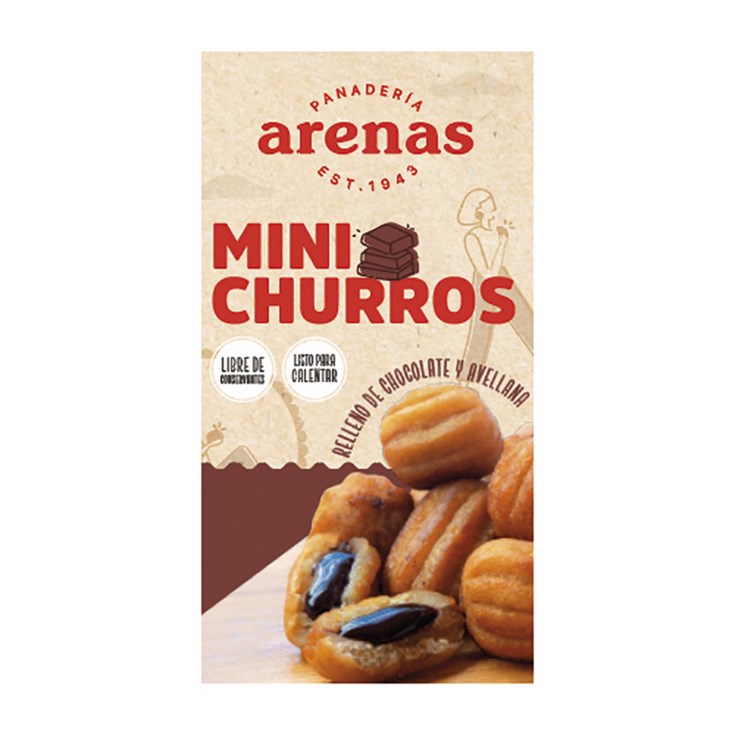 Mini Churros Rellenos De Crema De Avel Arenas