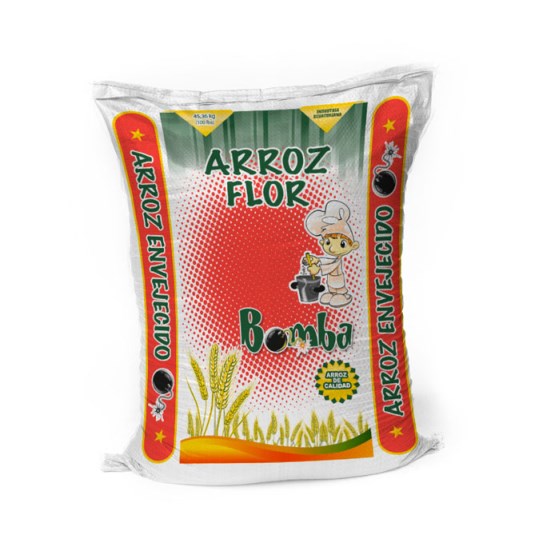 Bomba Arroz Flor Envejecido 45,36 Kg