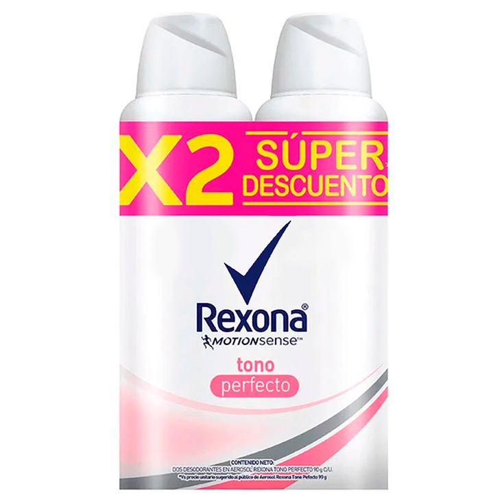 Rexona Deo Aer Tono Perfecto 2X150Ml.