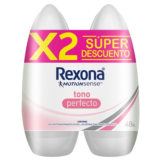 Rexona Deo Roll On Tono Perfecto 2X50Ml.