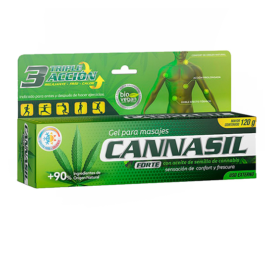 Gel Para Masajes Musculares/Artic. Cannasil 1