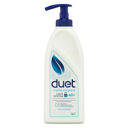 Crema Corporal Humectante Duet 400Ml