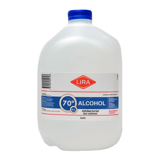 Alcohol Antiseptico Lira 3785 Ml.