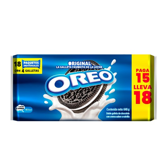 Oreo Pack Galleta Original X18 36Gr.