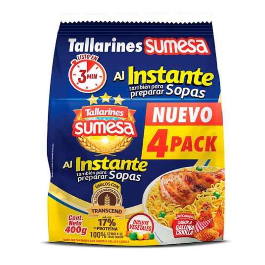 Al Instante Funda Sumesa X 4 100 Gr c/u